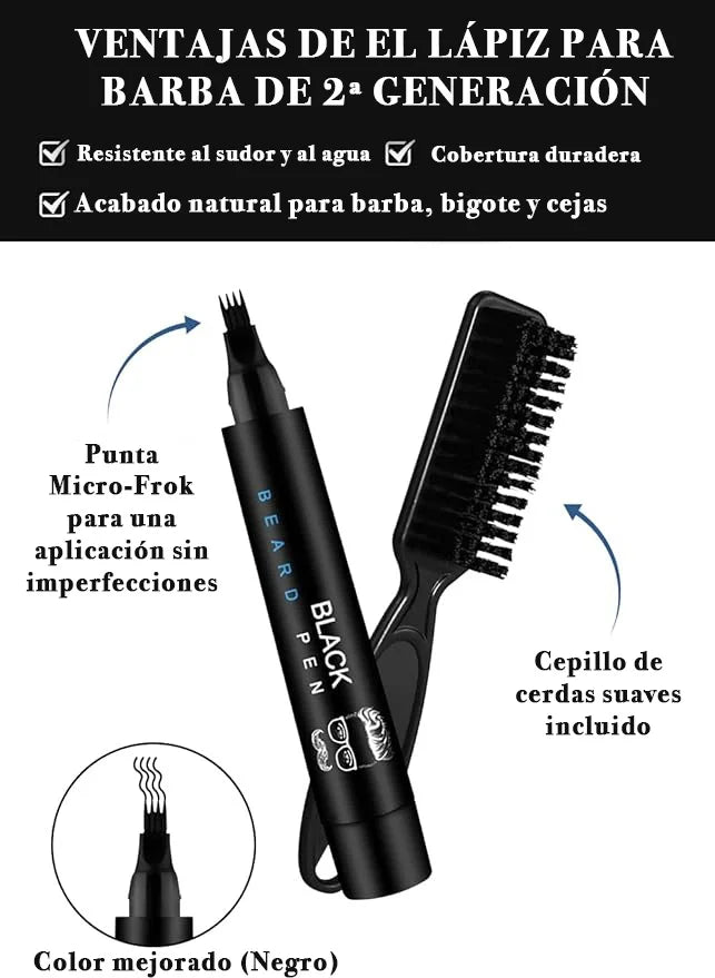 Lapiz para barba, cejas y cabello