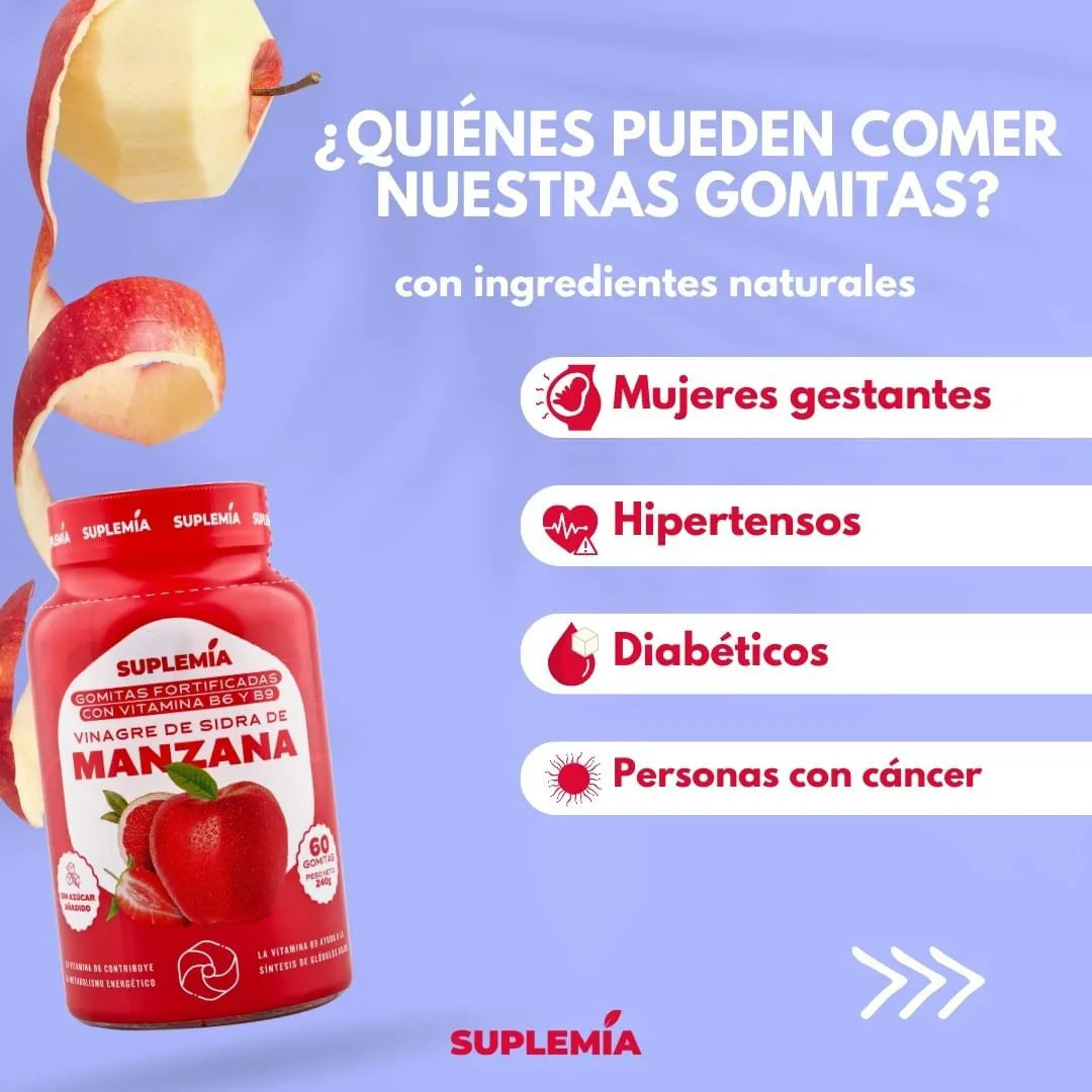 Gomitas de Vinagre de Manzana